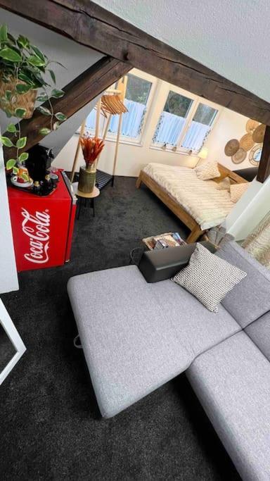 Boho Apartment Mit Aussicht Auf Gartenoase Naehe Duesseldorf 크레펠트 외부 사진
